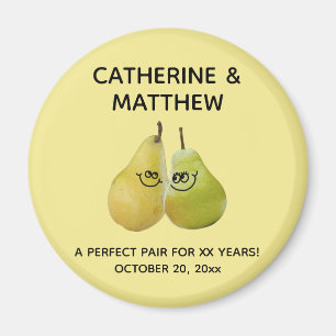 Íman Um Favor Perfeito do Anniversário de Pear da Cart
