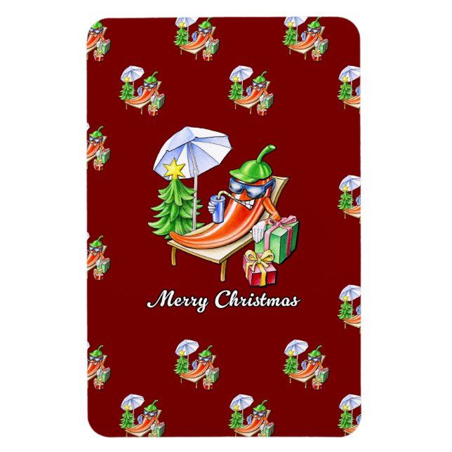 Íman Um Feliz Natal em Sunshade e Tree (Vertical)