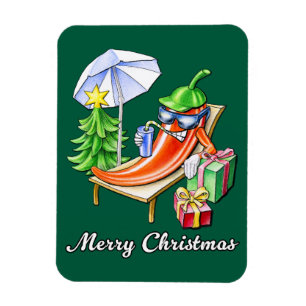 Íman Um Feliz Natal em Sunshade e Tree