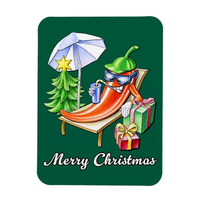 Íman Um Feliz Natal em Sunshade e Tree (Vertical)