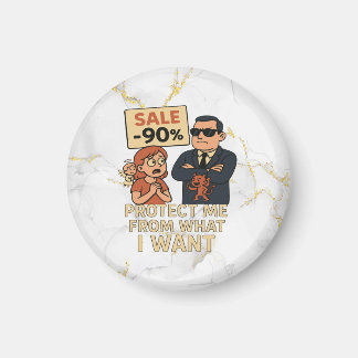 Íman Um gráfico humorístico ao estilo cartoon