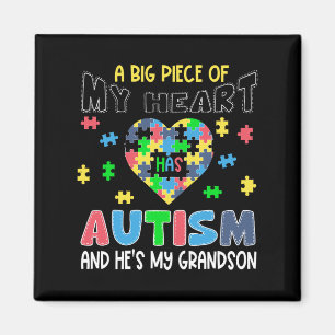 Íman Um grande pedaço do meu coração tem autismo e ele