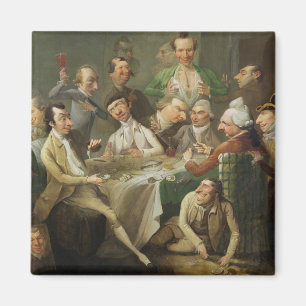 Íman Um grupo da caricatura, c.1776 (óleo em canvas)