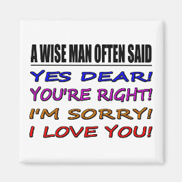 Íman Um Homem Sábio Muitas Vezes Disse Sim Querido... E