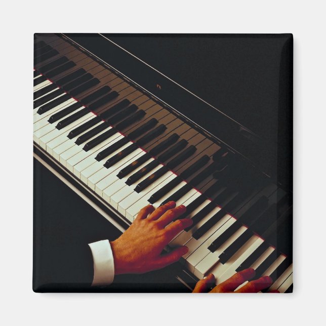 Íman Um homem tocando piano (Frente)