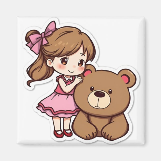 Íman Um ímã com a imagem (Frente)