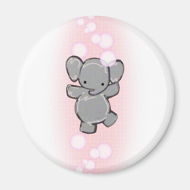 Íman um ímã elefante muito limpo (Frente)