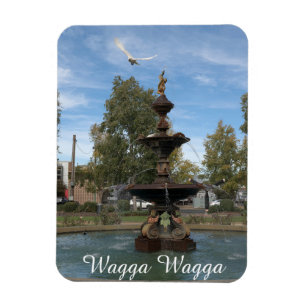 Íman Um ímã flexível com uma foto de Wagga Wagga