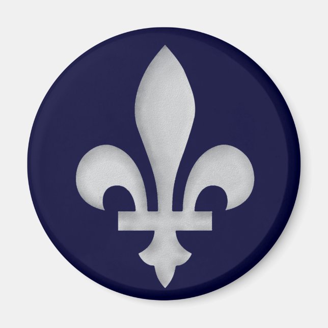 Íman Um imã prateado (Frente)