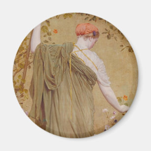 Íman Um Jardim por Albert Joseph Moore, Retrato Antigo