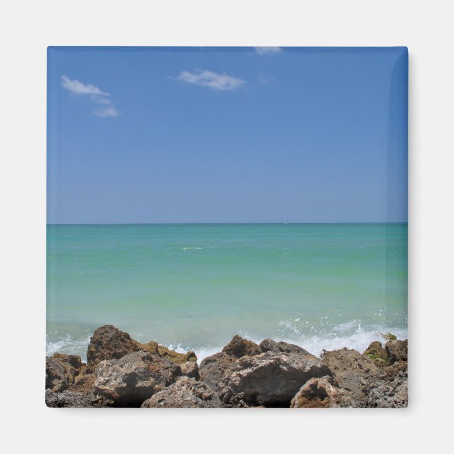 Íman Um Lixo Nas Rochas (Frente)