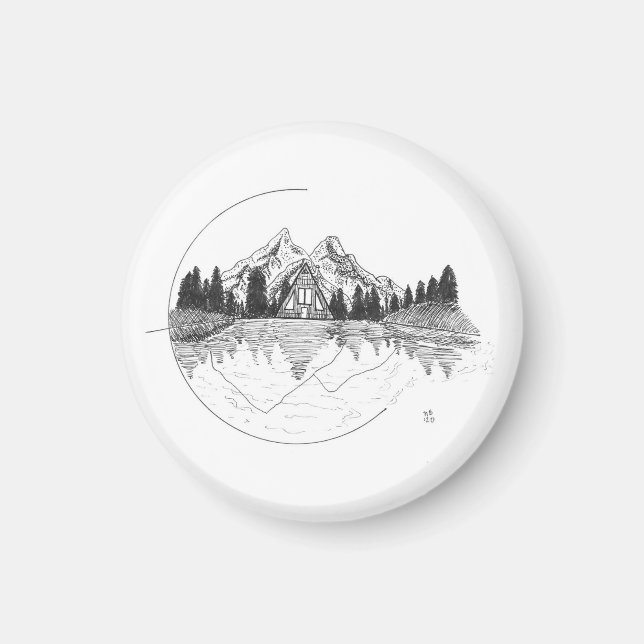 Íman Um Magneto De Quadro (Frente)