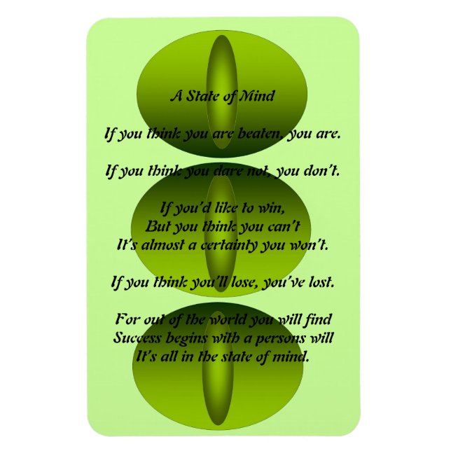 Íman Um Magneto do Poema da Mente (Vertical)