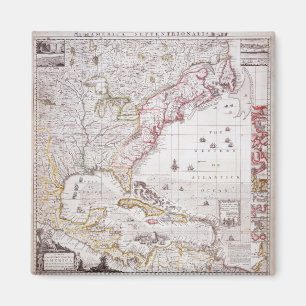 Íman Um mapa do Império Britânico em América