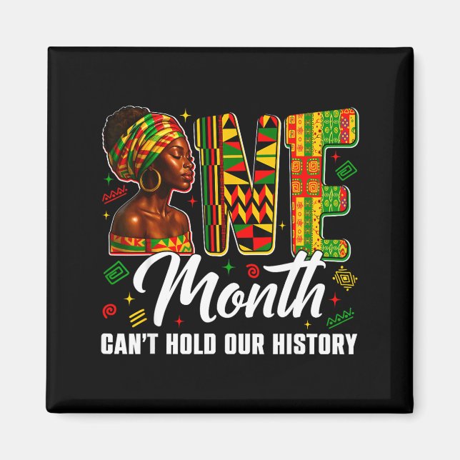 Íman Um Mês Não Pode Segurar Nossa História Mês da Hist (Frente)
