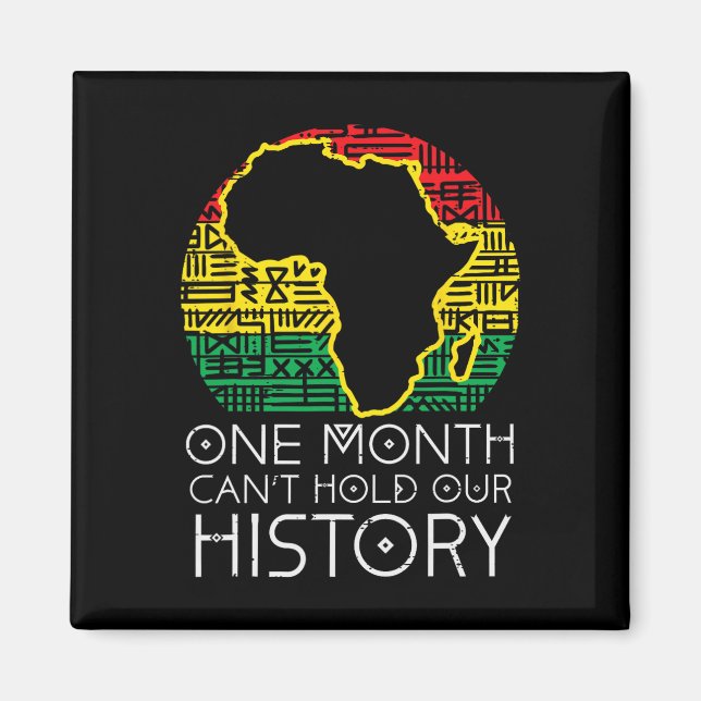 Íman Um Mês Não Pode Segurar Nossa História Pan-African (Frente)