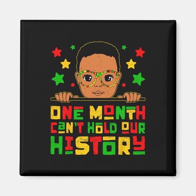 Íman Um Mês Não Pode Segurar Nosso Pequeno Afro de Hist (Frente)