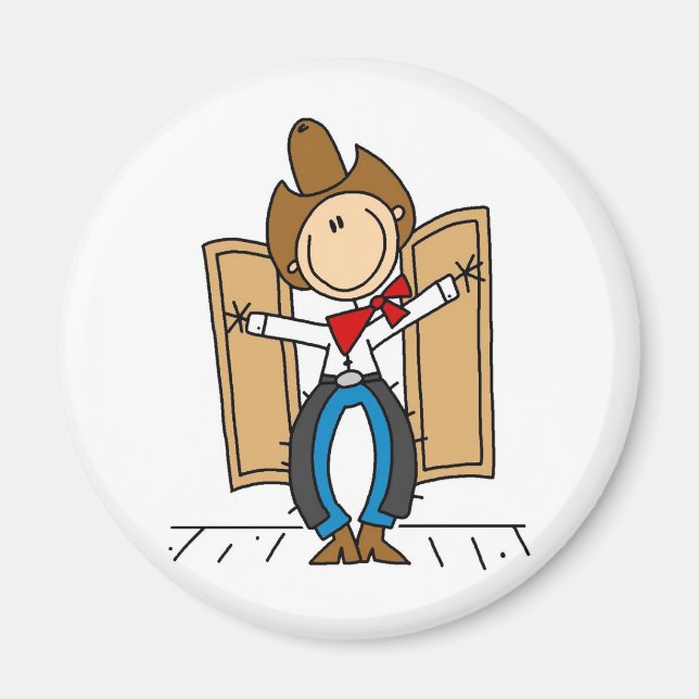 Íman Um Mídia de Entrada do Cowboy (Frente)