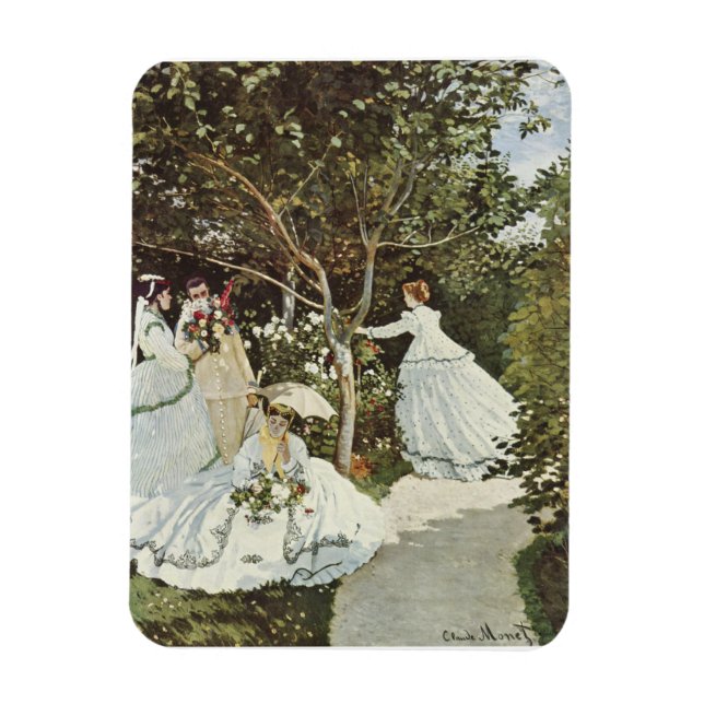 Íman Um moinho de vento em Zaandam Claude Monet (Vertical)