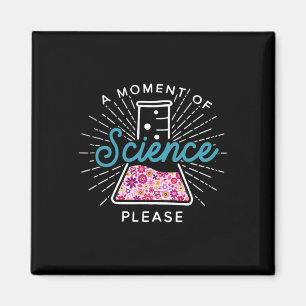 Íman Um Momento De Ciência Por Favor Cientista Ciência