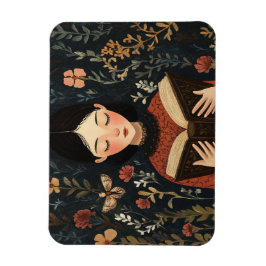 Íman Um Momento Silencioso Com Um Livro