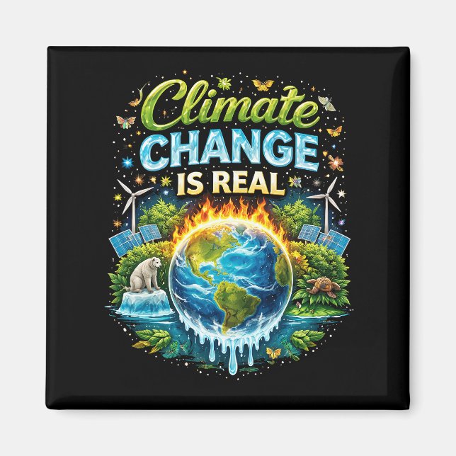 Íman Um Mundo em Aquecimento (Frente)