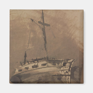 Íman Um navio em mares picado, 1864