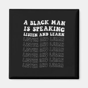 Íman Um Negro Está Falando Escute E Aprenda A Preto