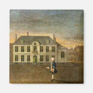 Íman Um nobre novo que está antes de uma mansão (veja