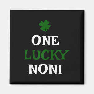 Íman Um Noni Sortudo Dia de São Patrício Irlandês Engra