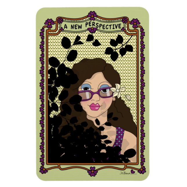 Íman Um novo ímã do frigorífico Perspective_A_4x6 (Vertical)