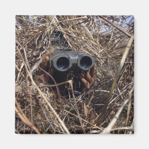 Íman Um observador do escuteiro pratica o techniqu 2 da