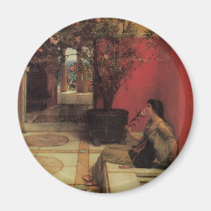 Íman Um Oleander de Alma Tadema, Flores Vintage
