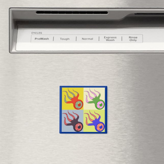 Íman Um Olhar Esquilos Retrorna Pop (In Situ (Dishwasher))