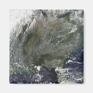 Íman Um padrão de nuvens de alta pressão como um girino