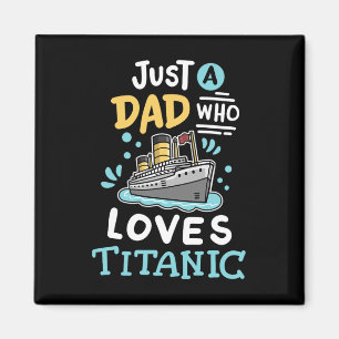 Íman Um Pai Que Ama O Rms Titanic Barco De Cruzeiro Eng