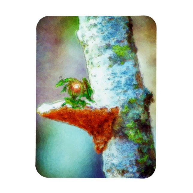 Íman Um Pequeno Dragão Dorme (Vertical)