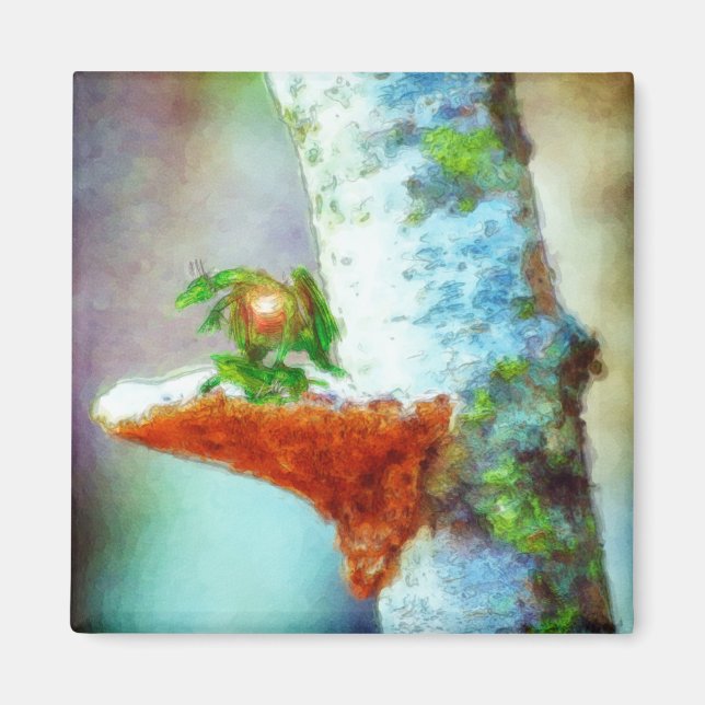 Íman Um Pequeno Dragão Dorme (Frente)