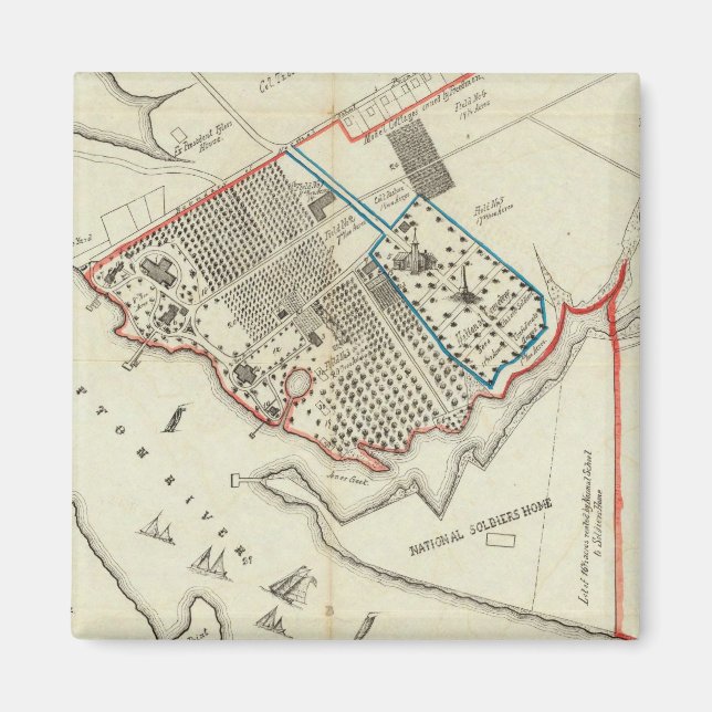 Íman Um Plano Da Propriedade Do Hampton Normal (Frente)