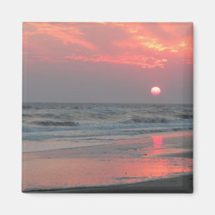 Íman Um por do sol perfeito - ilha do carvalho, NC