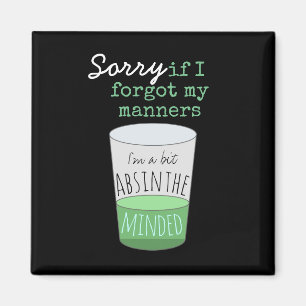 Íman Um Pouco Absinho O Engraçado Humor Do Bebendo