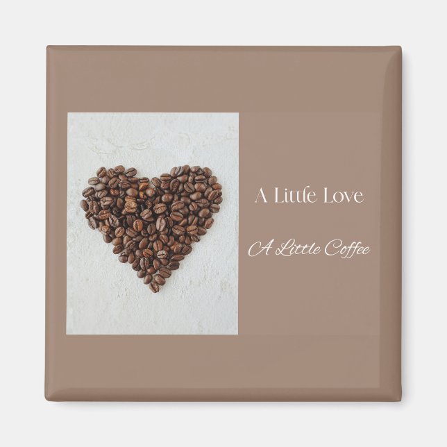 Íman Um Pouco de Amor Um Pouco de Café, Presente para A (Frente)