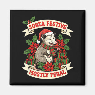 Íman Um pouco festivo, principalmente ossum feroz engra
