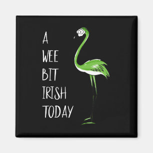 Íman Um Pouco Irlandês Hoje Flamingo St Patricks Shamro