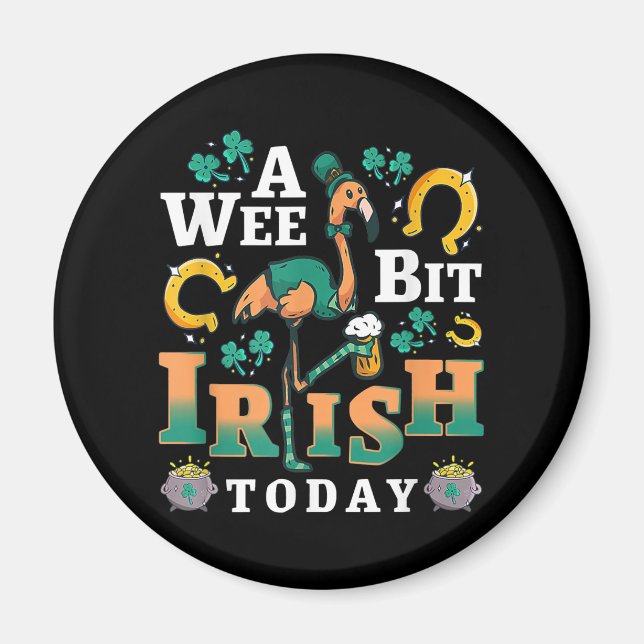 Íman Um Pouco Irlandês Hoje | Rua, Flamingo Do Dia De P (Frente)