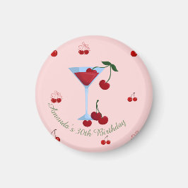 Íman Um Pouco Mais Velho Aniversário Cherrytini