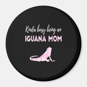 Íman Um pouco ocupado sendo uma mãe Iguana