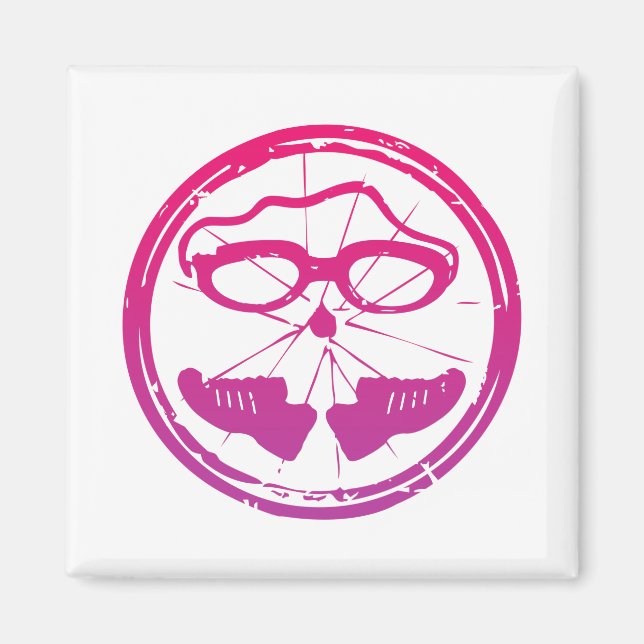 Íman Um presente Triathlon excelente para seu amigo ou  (Frente)