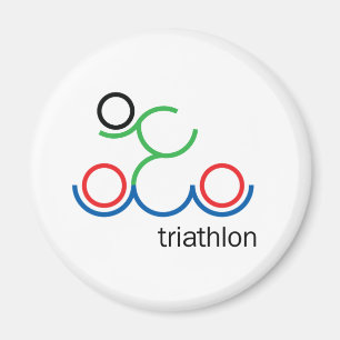Íman Um presente Triathlon excelente para seu amigo ou
