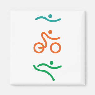 Íman Um presente Triathlon excelente para seu amigo ou